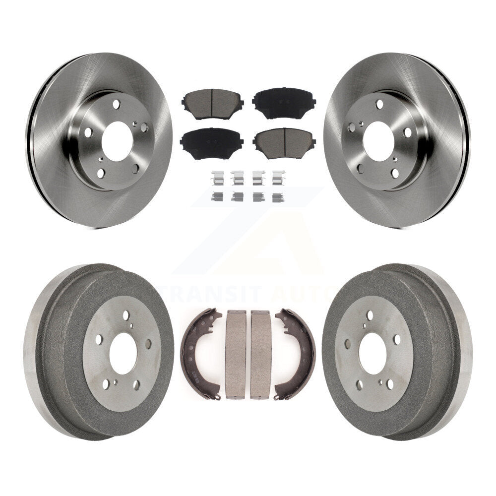 [Avant + Arrière] Kit de Disque et plaquette (céramique) de frein pour 2001-2002 Toyota RAV4 GAS engine K8C-102604