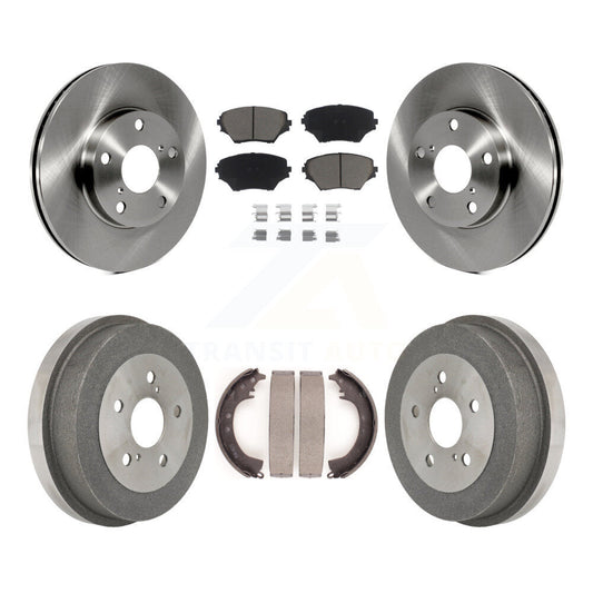 [Avant + Arrière] Kit de Disque et plaquette (céramique) de frein pour 2001-2002 Toyota RAV4 GAS engine K8C-102604