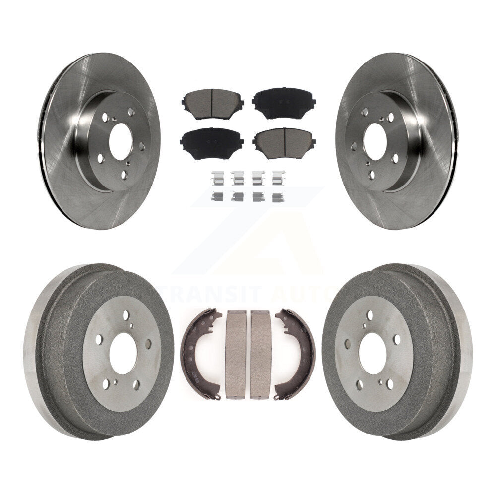 [Avant + Arrière] Kit de Disque et plaquette (céramique) de frein pour 2001-2002 Toyota RAV4 BATTERY EV (EV BEV) engine K8C-102605