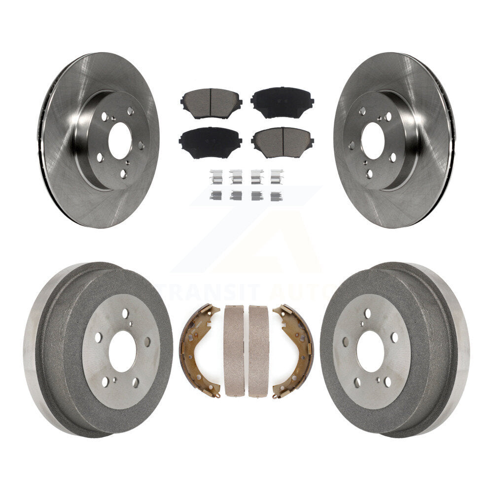 [Avant + Arrière] Kit de Disque et plaquette (céramique) de frein pour 2003 Toyota RAV4 BATTERY EV (EV BEV) engine K8C-102606
