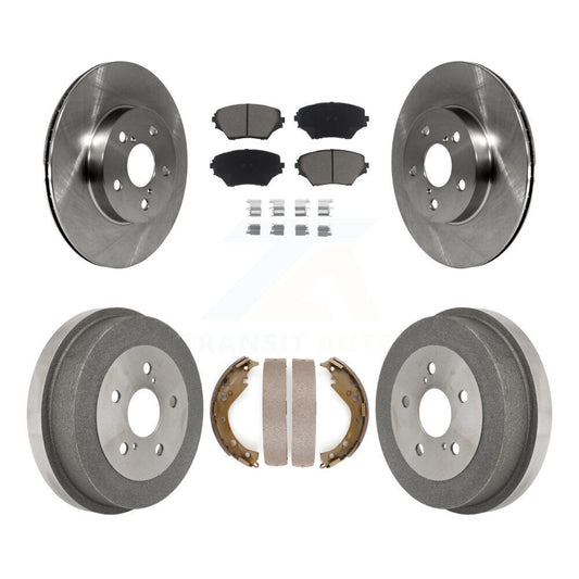 [Avant + Arrière] Kit de Disque et plaquette (céramique) de frein pour 2003 Toyota RAV4 BATTERY EV (EV BEV) engine K8C-102606
