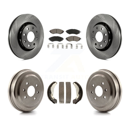 [Avant + Arrière] Kit de Disque et plaquette (céramique) de frein pour Chevrolet Aveo Spark Aveo5 Pontiac G3 Suzuki Wave Wave5 Swift+ K8C-102607