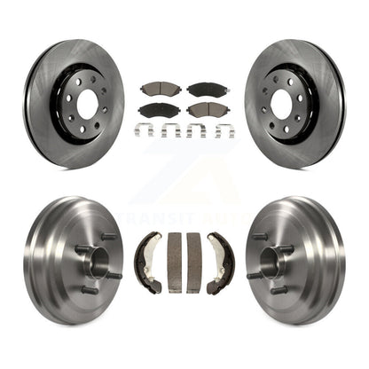 [Avant + Arrière] Kit de Disque et plaquette (céramique) de frein pour Chevrolet Aveo Aveo5 Pontiac G3 Wave Wave5 avec Hub Assembly K8C-102608