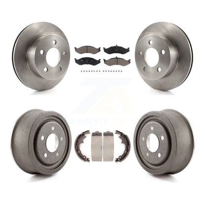 [Avant + Arrière] Kit de Disque et plaquette (céramique) de frein pour Jeep Wrangler TJ K8C-102610