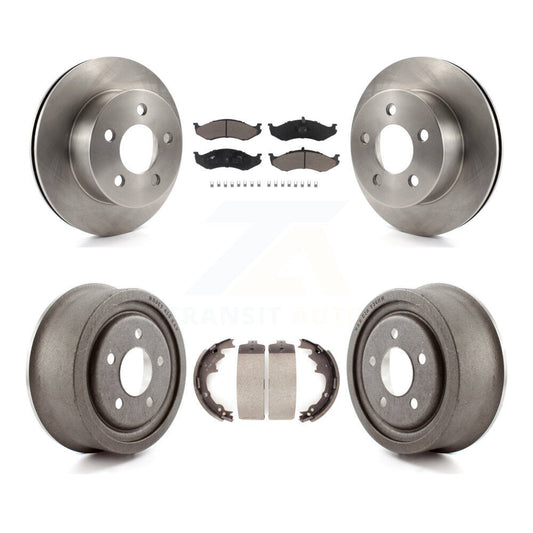[Avant + Arrière] Kit de Disque et plaquette (céramique) de frein pour Jeep Wrangler TJ K8C-102610
