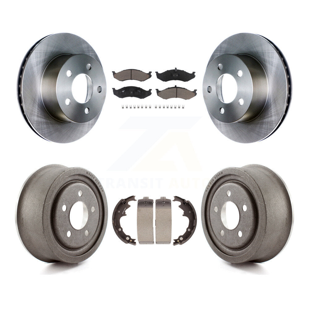[Avant + Arrière] Kit de Disque et plaquette (céramique) de frein pour Jeep Wrangler Cherokee K8C-102611