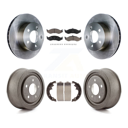 [Avant + Arrière] Kit de Disque et plaquette (céramique) de frein pour Jeep Wrangler Cherokee K8C-102611