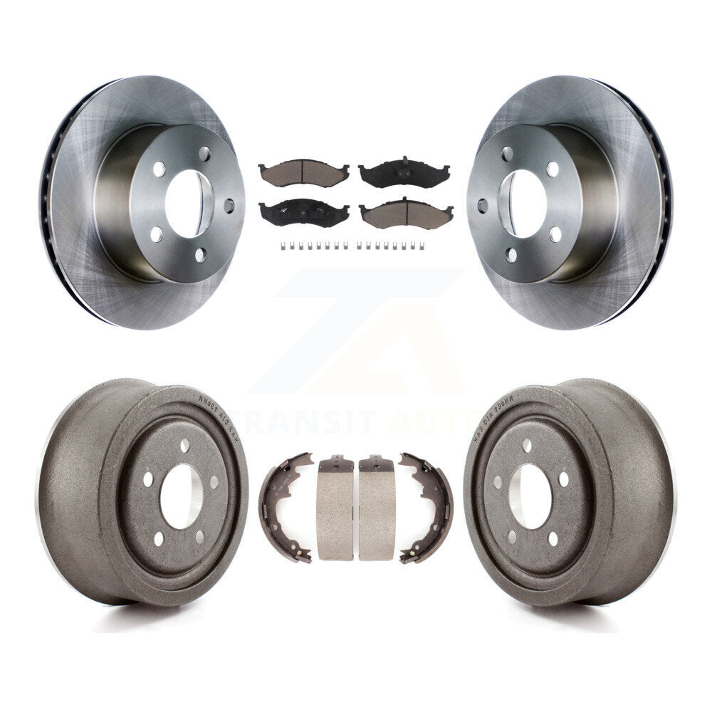 [Avant + Arrière] Kit de Disque et plaquette (céramique) de frein pour Jeep TJ K8C-102612