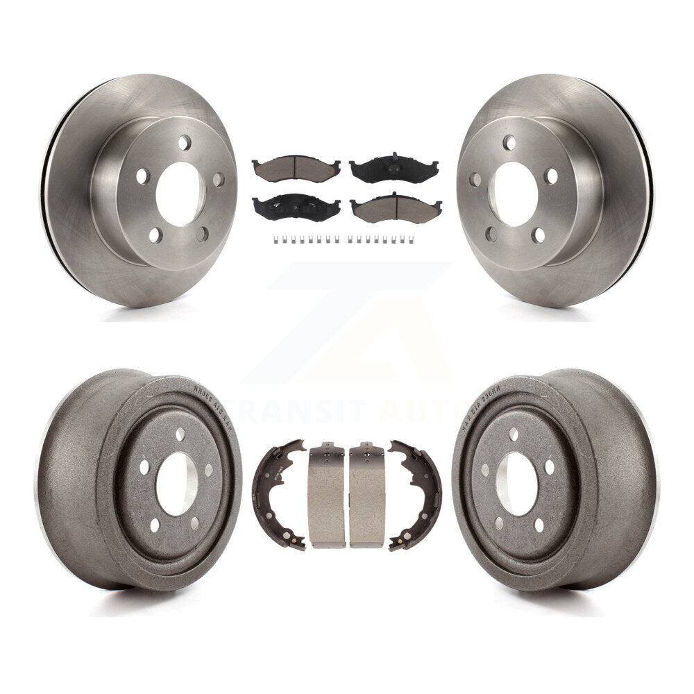 [Avant + Arrière] Kit de Disque et plaquette (céramique) de frein pour Jeep Wrangler K8C-102613