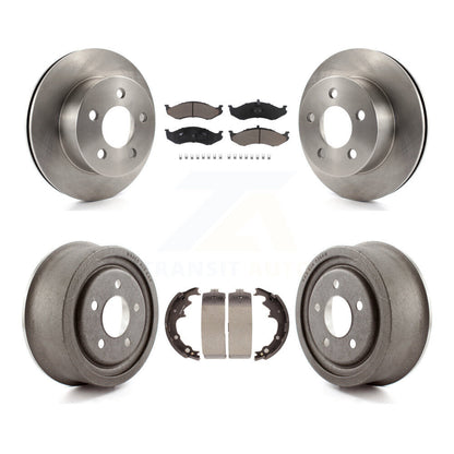 [Avant + Arrière] Kit de Disque et plaquette (céramique) de frein pour Jeep Wrangler K8C-102613
