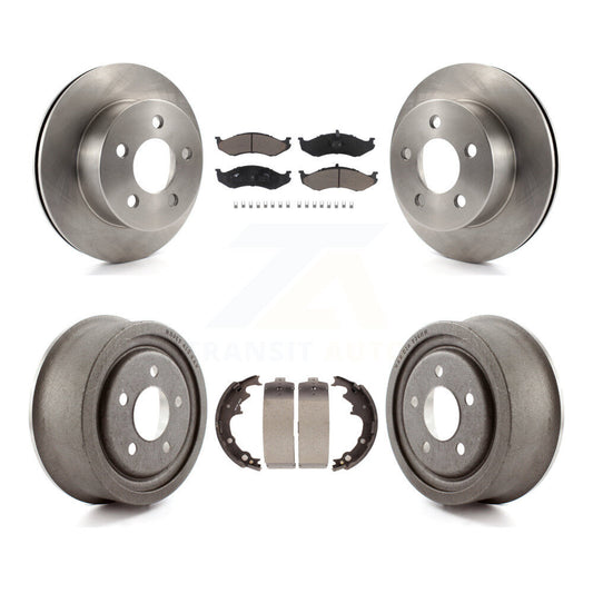 [Avant + Arrière] Kit de Disque et plaquette (céramique) de frein pour Jeep Wrangler K8C-102613