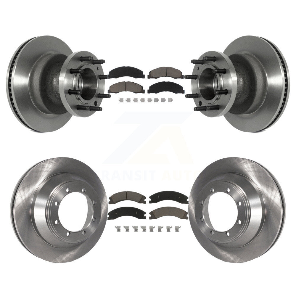 [Avant + Arrière] Kit de Disque et plaquette (céramique) de frein pour Ford E-450 Super Duty K8C-102618