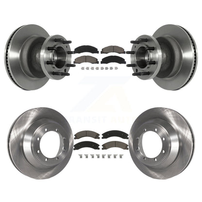 [Avant + Arrière] Kit de Disque et plaquette (céramique) de frein pour Ford E-450 Super Duty K8C-102618