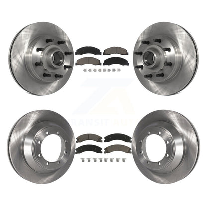 [Avant + Arrière] Kit de Disque et plaquette (céramique) de frein pour Ford E-450 Super Duty avec Single Wheels K8C-102619