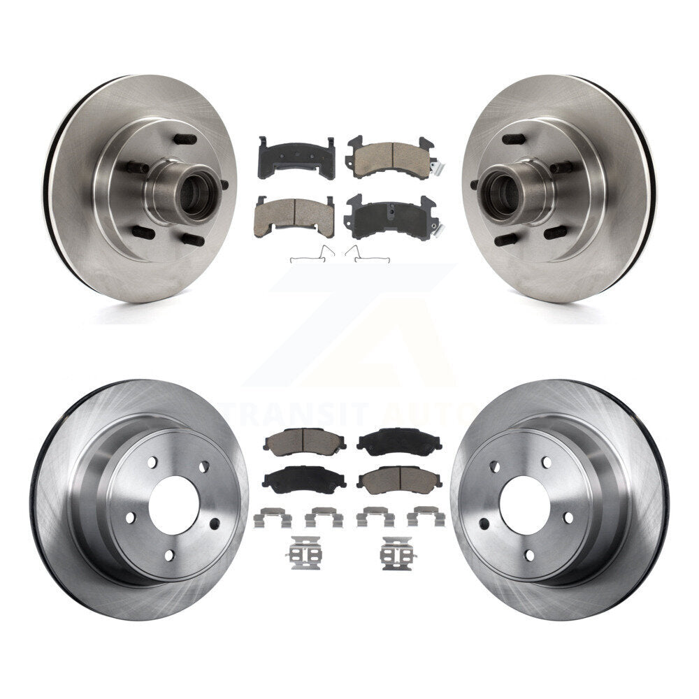 [Avant + Arrière] Kit de Disque et plaquette (céramique) de frein pour Chevrolet S10 Blazer GMC Sonoma Jimmy Isuzu Hombre K8C-102622
