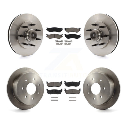 [Avant + Arrière] Kit de Disque et plaquette (céramique) de frein pour Ford F-150 F-250 HD K8C-102623