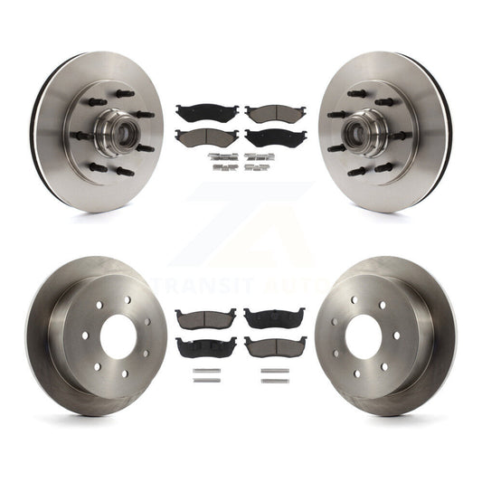 [Avant + Arrière] Kit de Disque et plaquette (céramique) de frein pour Ford F-150 F-250 HD K8C-102623