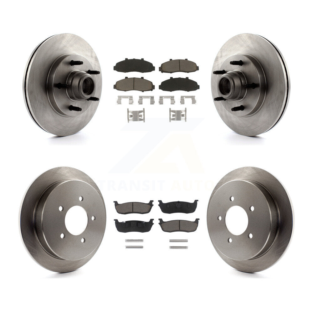 [Avant + Arrière] Kit de Disque et plaquette (céramique) de frein pour Ford F-150 K8C-102625