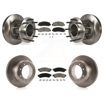 [Avant + Arrière] Kit de Disque et plaquette (céramique) de frein pour 2009-2010 Ford F-350 Super Duty RWD avec Dual Wheels K8C-102627