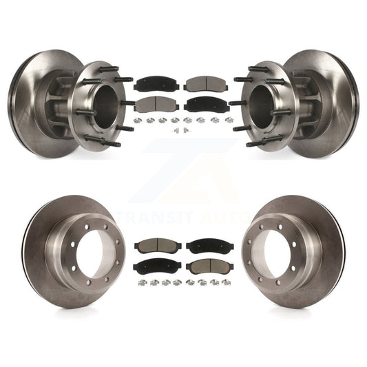 [Avant + Arrière] Kit de Disque et plaquette (céramique) de frein pour 2009-2010 Ford F-350 Super Duty RWD avec Dual Wheels K8C-102627