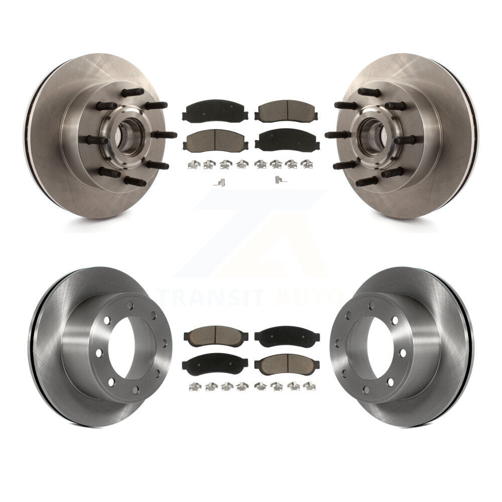 [Avant + Arrière] Kit de Disque et plaquette (céramique) de frein pour Ford F-250 Super Duty F-350 RWD K8C-102628