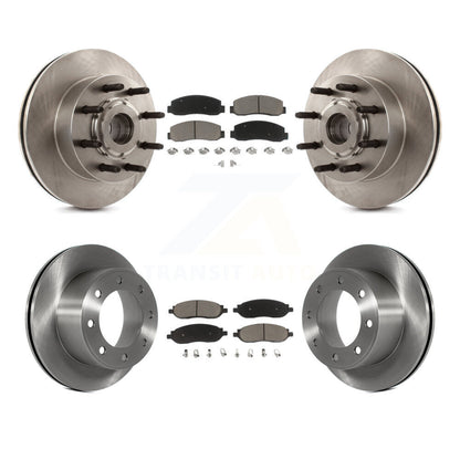[Avant + Arrière] Kit de Disque et plaquette (céramique) de frein pour 2005-2007 Ford F-250 Super Duty F-350 RWD K8C-102629