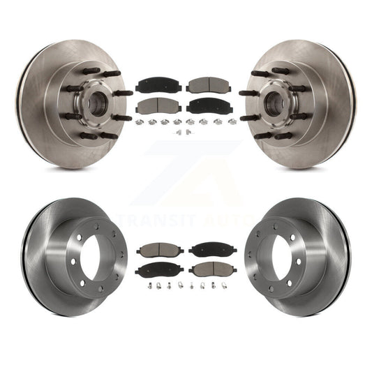 [Avant + Arrière] Kit de Disque et plaquette (céramique) de frein pour 2005-2007 Ford F-250 Super Duty F-350 RWD K8C-102629