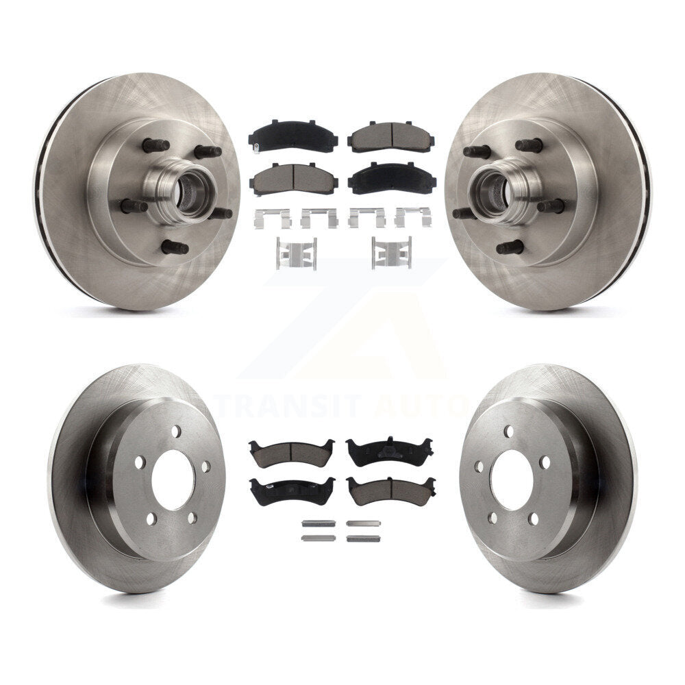 [Avant + Arrière] Kit de Disque et plaquette (céramique) de frein pour Ford Ranger avec 261mm Diameter Rotor K8C-102631