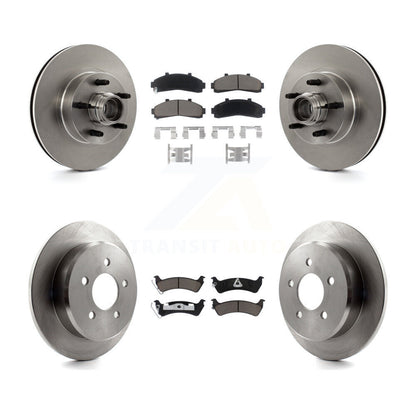 [Avant + Arrière] Kit de Disque et plaquette (céramique) de frein pour 2001 Ford Explorer RWD From 01 02 K8C-102633