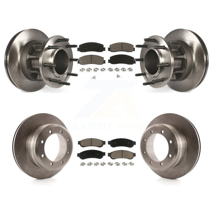 [Avant + Arrière] Kit de Disque et plaquette (céramique) de frein pour 2012 Ford F-350 Super Duty RWD avec Dual Wheels K8C-102634