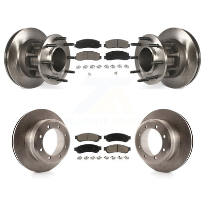 [Avant + Arrière] Kit de Disque et plaquette (céramique) de frein pour 2011 Ford F-350 Super Duty RWD avec Dual Wheels K8C-102637
