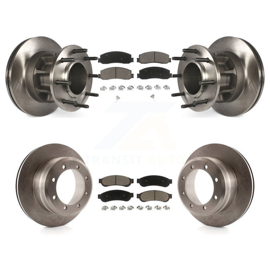 [Avant + Arrière] Kit de Disque et plaquette (céramique) de frein pour 2011 Ford F-350 Super Duty RWD avec Dual Wheels K8C-102637