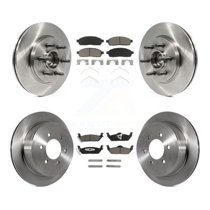 [Avant + Arrière] Kit de Disque et plaquette (céramique) de frein pour Ford F-150 Lincoln Mark LT RWD K8C-102638