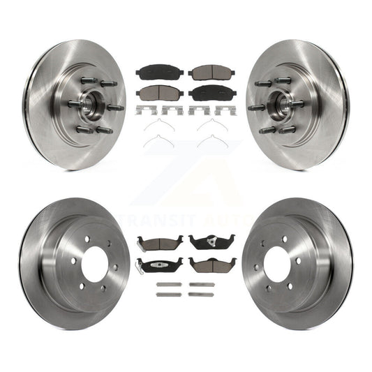 [Avant + Arrière] Kit de Disque et plaquette (céramique) de frein pour Ford F-150 Lincoln Mark LT RWD K8C-102638