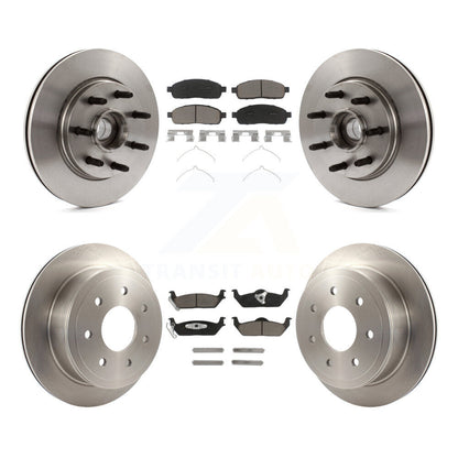 [Avant + Arrière] Kit de Disque et plaquette (céramique) de frein pour Ford F-150 Lincoln Mark LT RWD K8C-102639