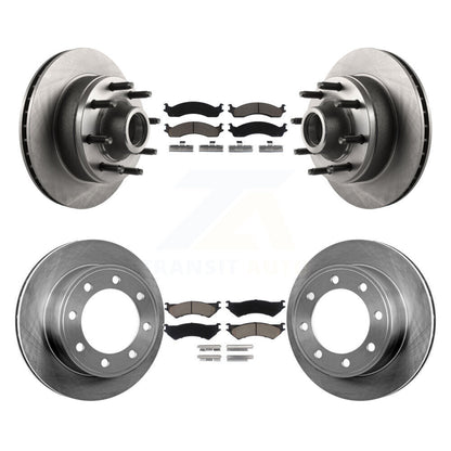 [Avant + Arrière] Kit de Disque et plaquette (céramique) de frein pour Ford E-350 Super Duty E-250 Econoline Club Wagon K8C-102642