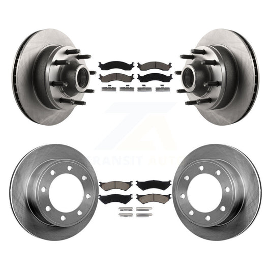 [Avant + Arrière] Kit de Disque et plaquette (céramique) de frein pour Ford E-350 Super Duty E-250 Econoline Club Wagon K8C-102642