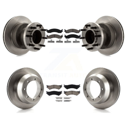 [Avant + Arrière] Kit de Disque et plaquette (céramique) de frein pour Ford E-350 Super Duty Econoline Club Wagon avec Dual Wheels K8C-102643