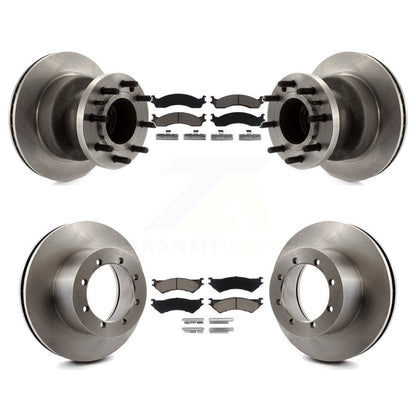 [Avant + Arrière] Kit de Disque et plaquette (céramique) de frein pour 1999-2001 Ford E-350 Super Duty avec Dual Wheels K8C-102644