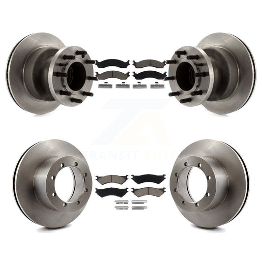 [Avant + Arrière] Kit de Disque et plaquette (céramique) de frein pour 1999-2001 Ford E-350 Super Duty avec Dual Wheels K8C-102644