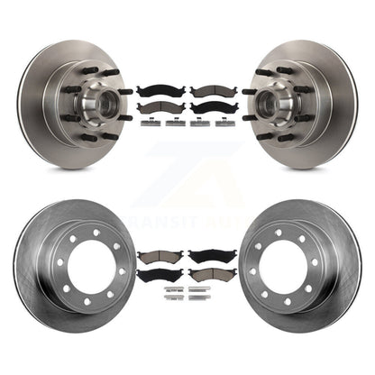 [Avant + Arrière] Kit de Disque et plaquette (céramique) de frein pour Ford E-250 Econoline E-350 Super Duty Club Wagon K8C-102645