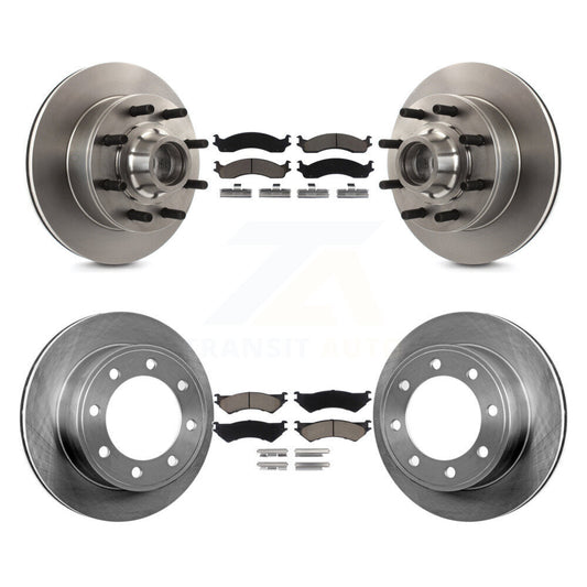 [Avant + Arrière] Kit de Disque et plaquette (céramique) de frein pour Ford E-250 Econoline E-350 Super Duty Club Wagon K8C-102645