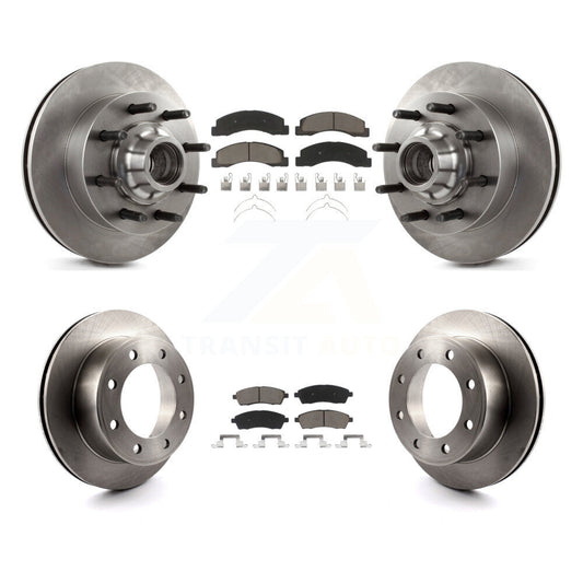 [Avant + Arrière] Kit de Disque et plaquette (céramique) de frein pour 2003-2004 Ford F-250 Super Duty F-350 Excursion K8C-102646
