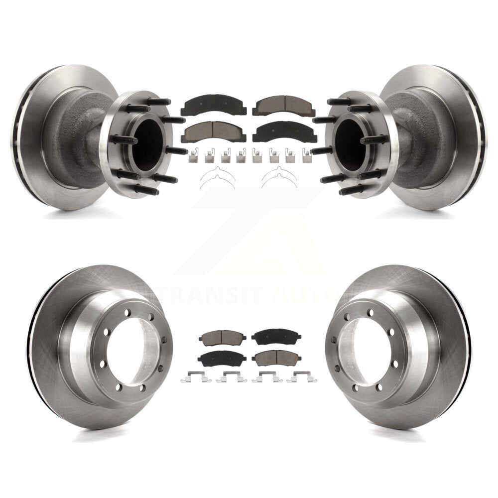 [Avant + Arrière] Kit de Disque et plaquette (céramique) de frein pour Ford F-350 Super Duty avec Dual Wheels K8C-102649