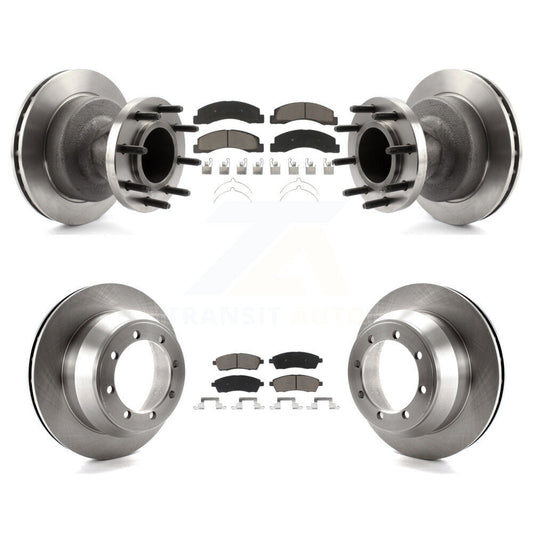 [Avant + Arrière] Kit de Disque et plaquette (céramique) de frein pour Ford F-350 Super Duty avec Dual Wheels K8C-102649