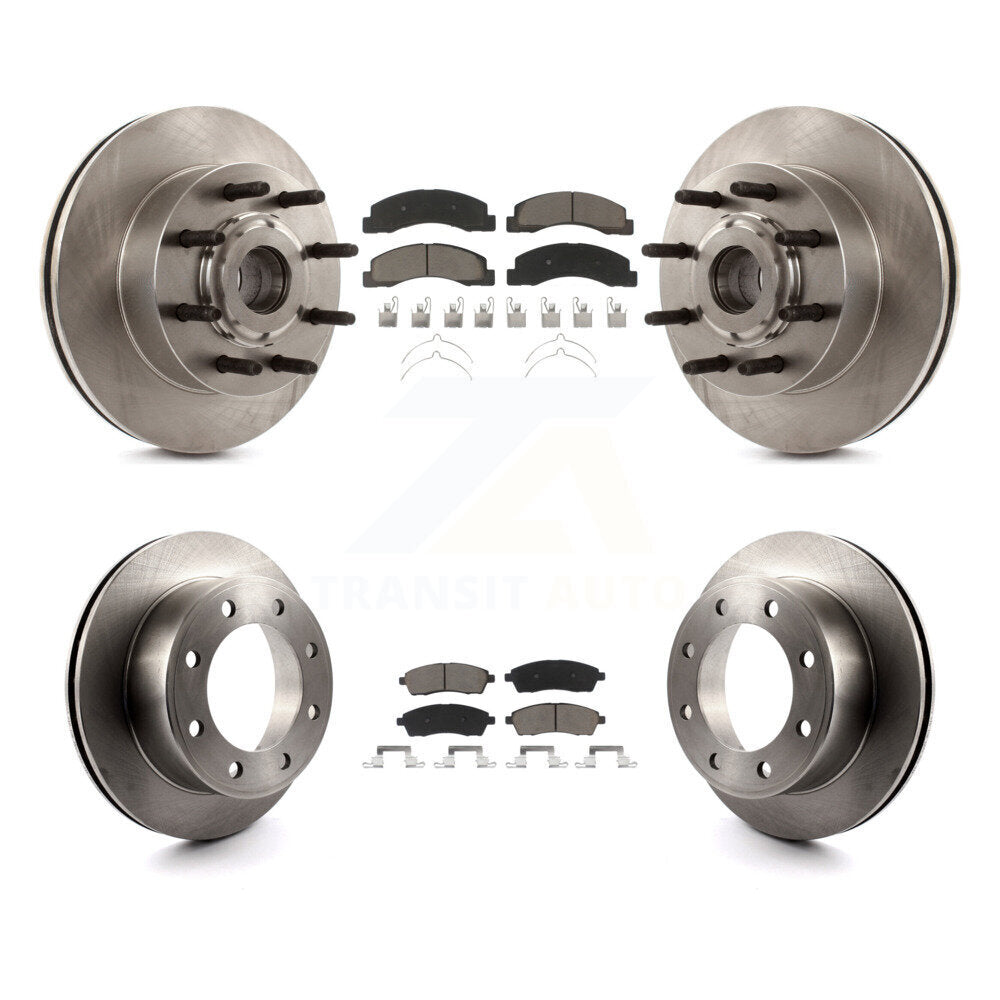 [Avant + Arrière] Kit de Disque et plaquette (céramique) de frein pour 2005 Ford Excursion RWD K8C-102650