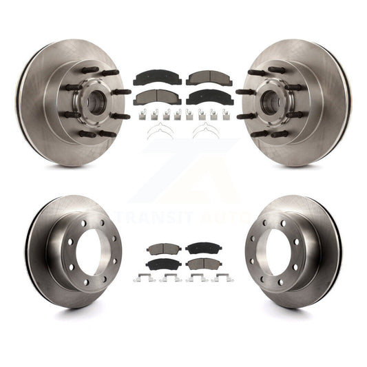 [Avant + Arrière] Kit de Disque et plaquette (céramique) de frein pour 2005 Ford Excursion RWD K8C-102650