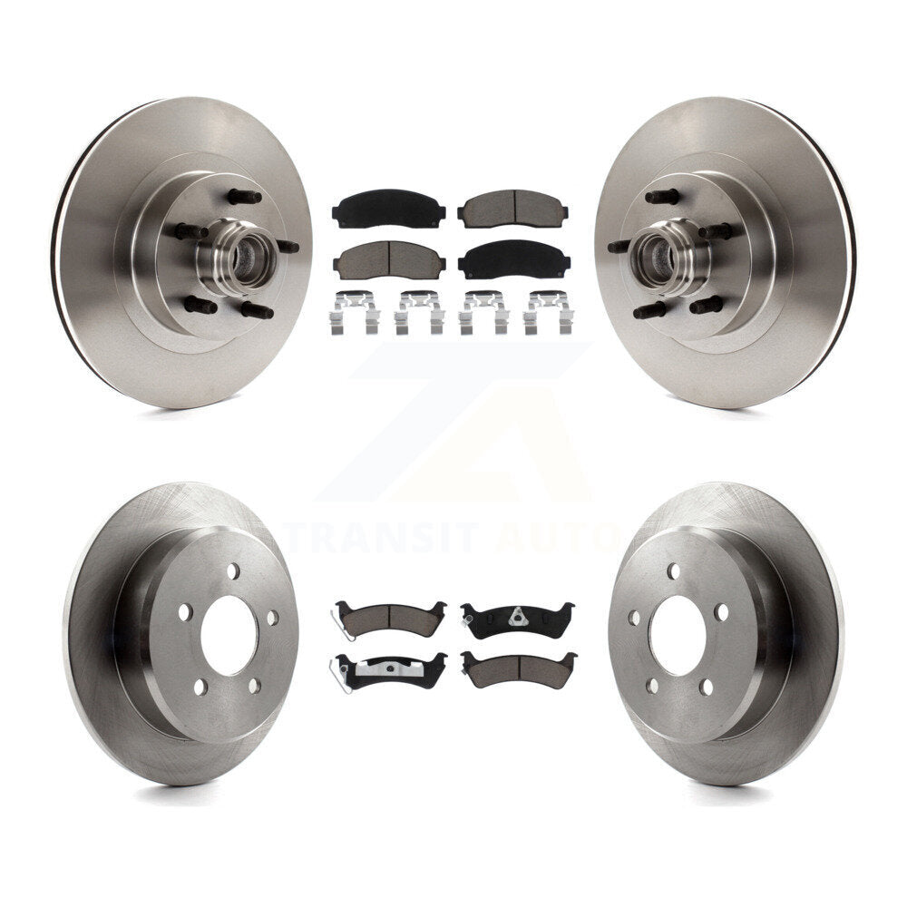 [Avant + Arrière] Kit de Disque et plaquette (céramique) de frein pour Ford Explorer Sport Trac RWD K8C-102651