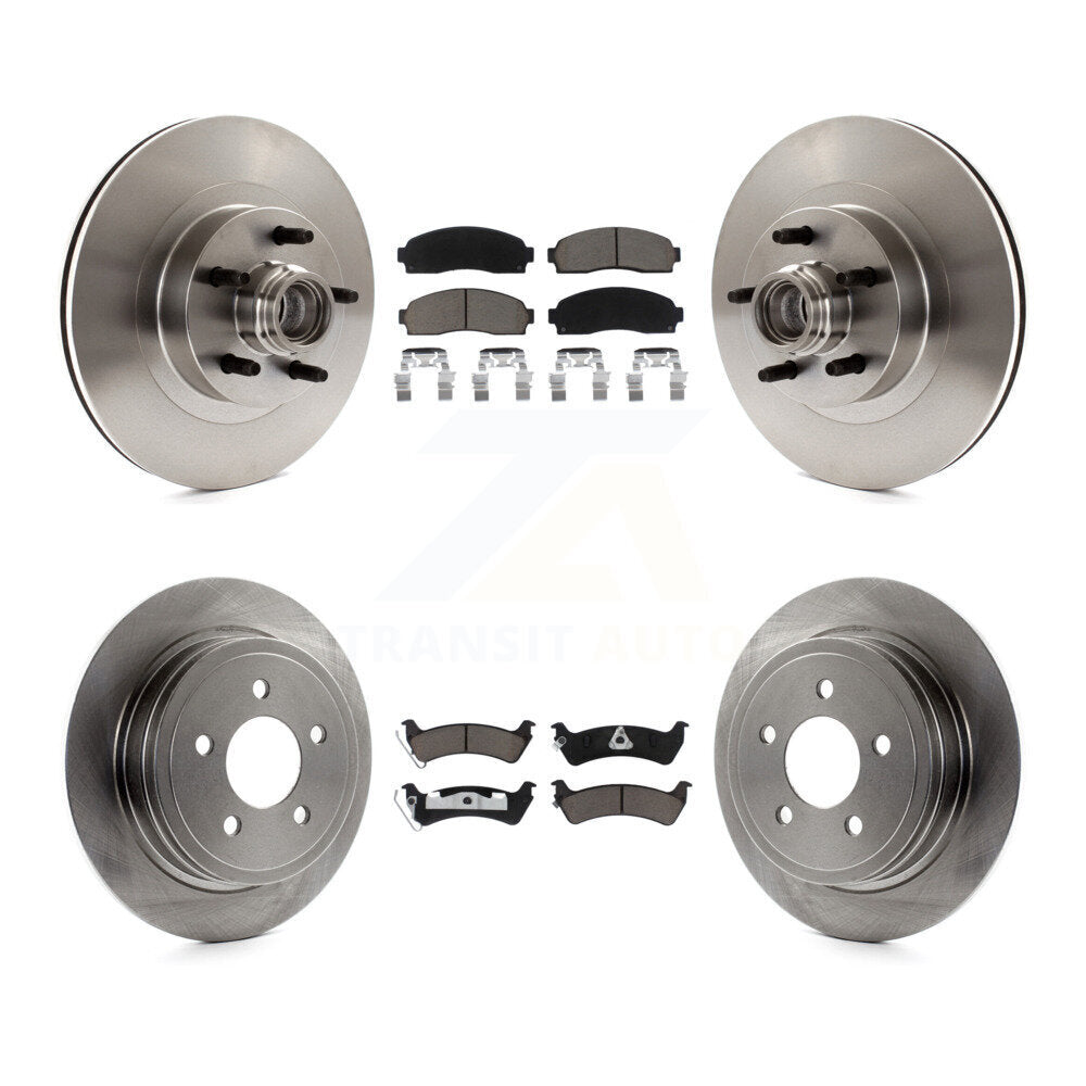 [Avant + Arrière] Kit de Disque et plaquette (céramique) de frein pour Ford Explorer Sport Trac RWD K8C-102652