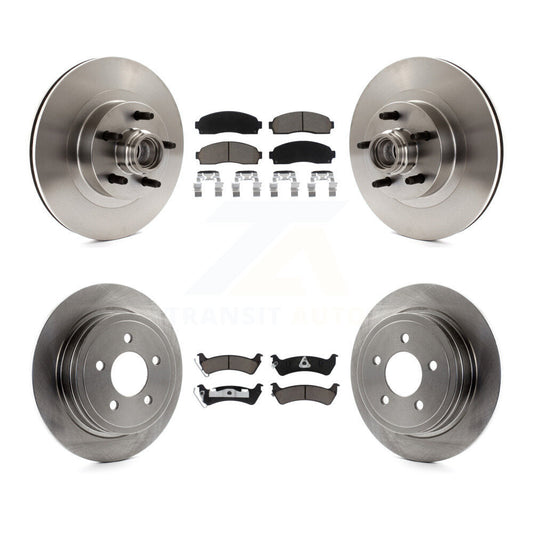 [Avant + Arrière] Kit de Disque et plaquette (céramique) de frein pour Ford Explorer Sport Trac RWD K8C-102652